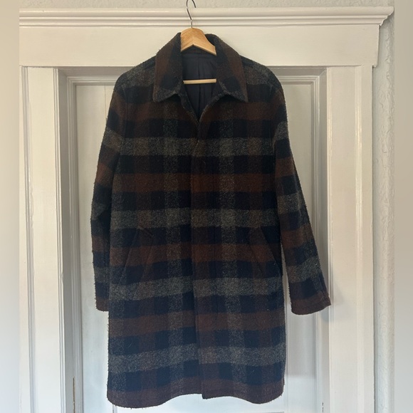 J. Crew Ludlow Car Coat plaid size 36 - Picture 7 of 7